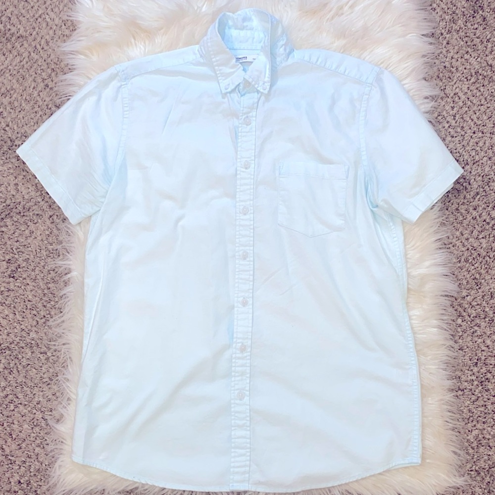 Sonoma Light Blue Short Sleeve Botton Down Shirt